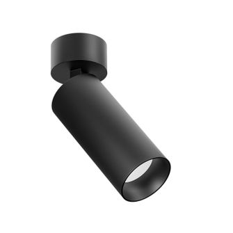 Faretto LED orientabile 12W 2700K nero IP20 Gealuce 