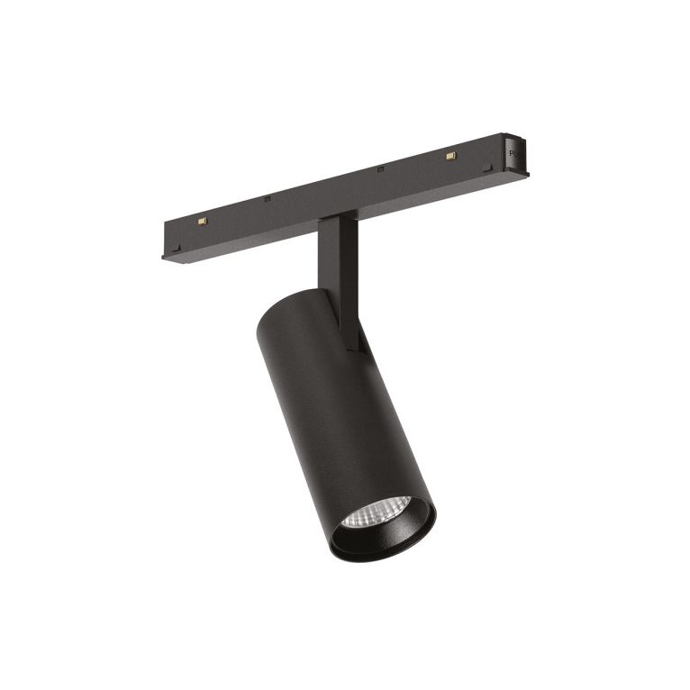 faretto orientabile led 12w 48v 3000k colore nero gealuce ip20
