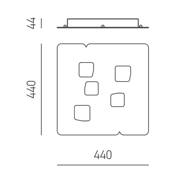 plafoniera-giselle-gx53-gealuce-medio-tortora