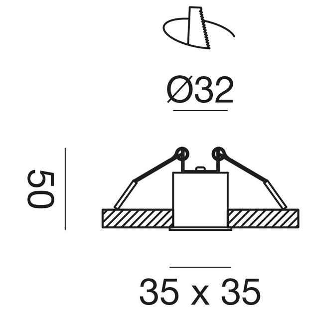 faretto-led-3w-luce-calda-3000k-nero-da-incasso-gfa1093c-gea-luce