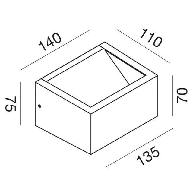 applique-led-9w-cct-grigio-ip54-gealuce