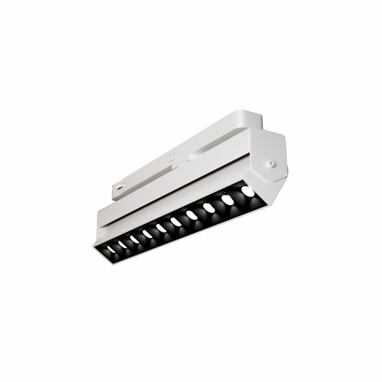 proiettore per binario mini tram 20w luce calda 3000k beneito faure bianco 4427