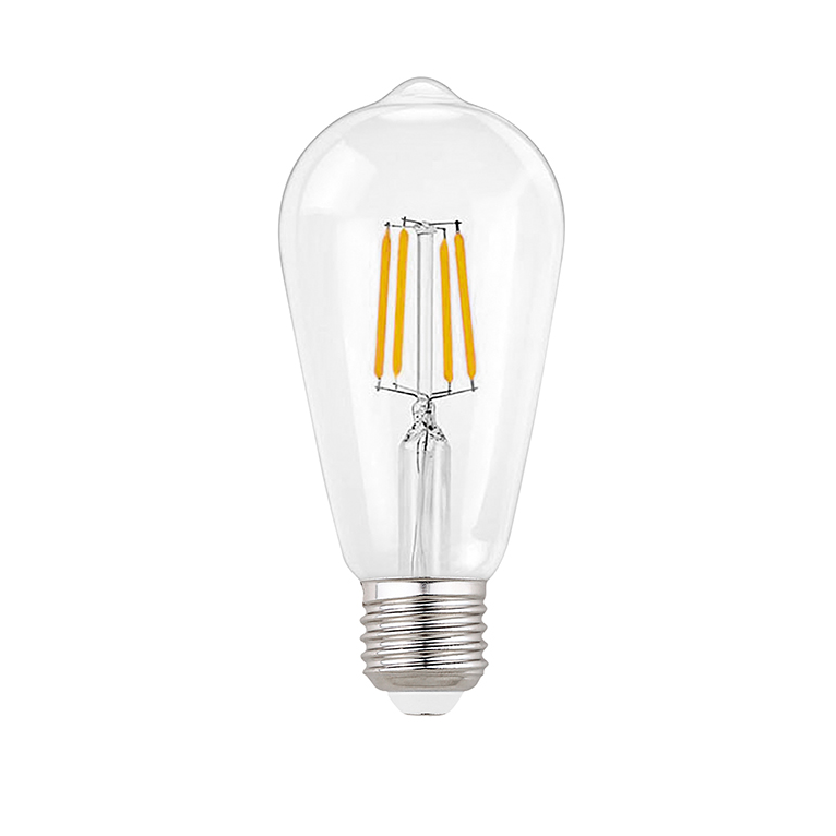 lampadina led gla254c e27 8w luce calda 2700k gealed