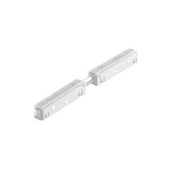 Modulo connessione lineare 2 binari incasso o superficie. Bianco Gealuce