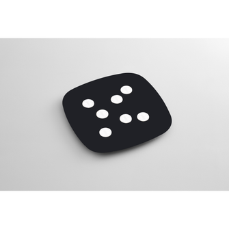 Plafoniera SOLE Gx53 GEALUCE grande nero