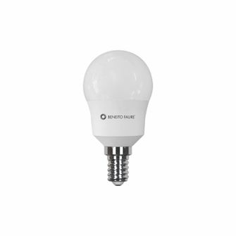 Lampadina LED ESFERICA E14 5.5W luce calda 827 Beneito Faure dimmerabile