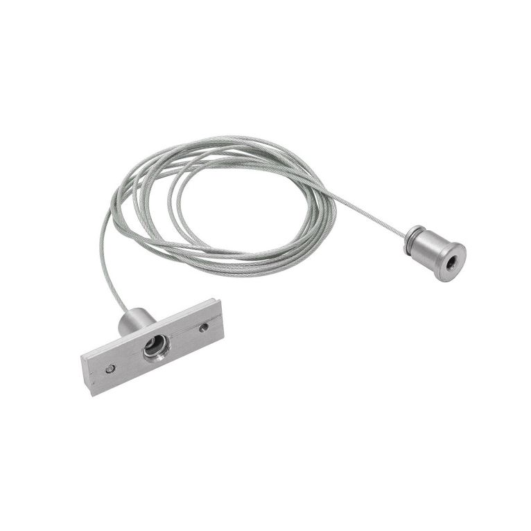 kit sospensione 1 cavo per binario 48v gbin40. colore nickel gealuce 