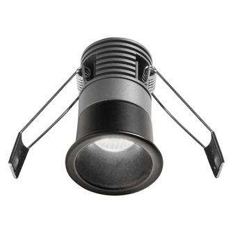 Faretto LED 5W luce calda 3000K nero da incasso GFA1111C GEA LUCE