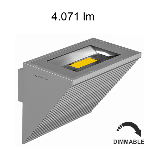 faretto-beneito-faure-comet-grigio-2700k