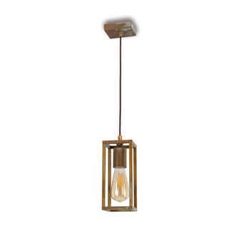 Lampadario Cubic anticato ramato E27 Modello 3393