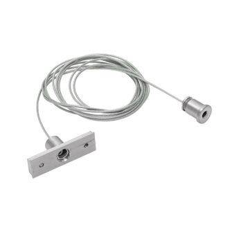 Kit sospensione 1 cavo per binario 48V GBIN40. Colore nickel Gealuce 