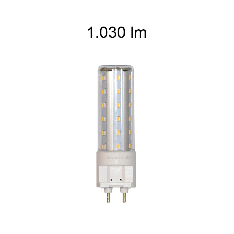 lampadina led hqi tubular g12 10w luce naturale 840 beneito faure