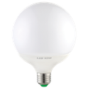 lampadina led globo g120 e27 18w luce calda 3000k ecoman vetro ghiaccio