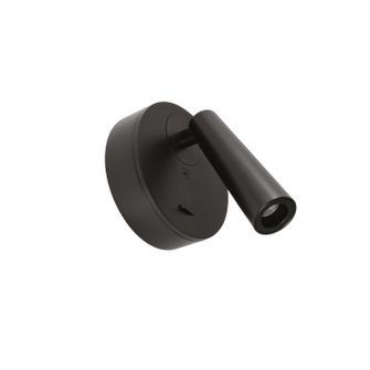 Applique orientabile LED 3W 3000K nero GEALUCE IP20