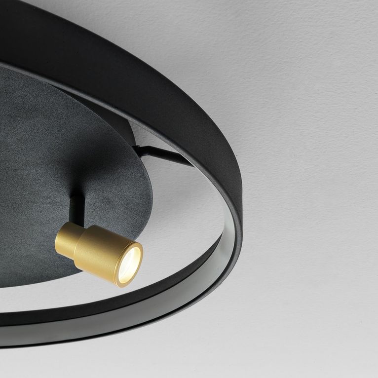 plafoniera eveline 40w luce calda 3000k gealuce bianco