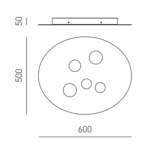 plafoniera-luna-gx53-gealuce-medio-bianco