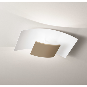 Plafoniera ARIA 40W luce calda 3000K GEALUCE medio tortora