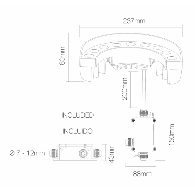 faretto-da-esterno-signal-9w-luce-calda-830-beneito-faure-nero
