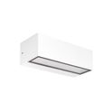 applique led 2x6w cct gealuce rettangolare bianco ip65