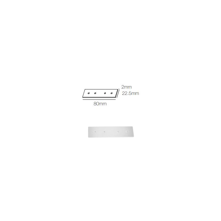 accessorio giunzione lineare senza spazi per magnet track surface beneito faure bianco