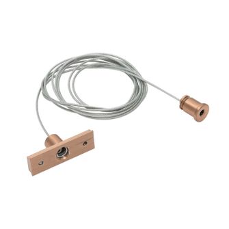 Kit sospensione 1 cavo per binario 48V GBIN40. Colore champagne Gealuce 