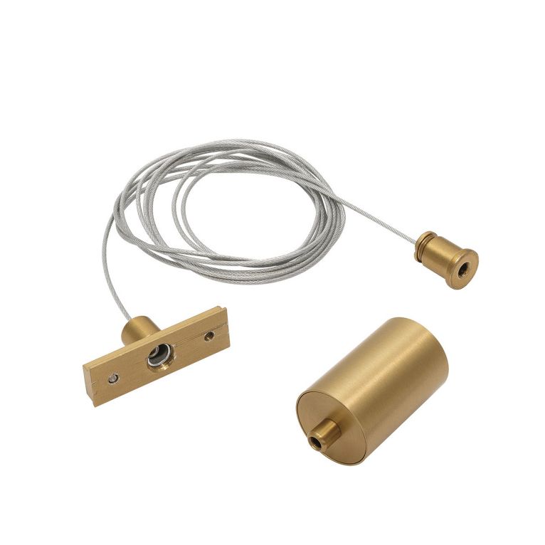 kit sospensione per binario 48v gbin40. colore oro gealuce 