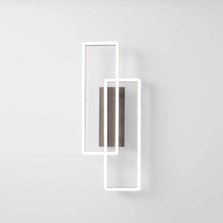 applique led 40w 3000k gealuce ip20 titanio dyana a