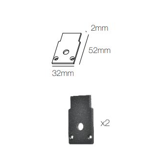 Accessorio tappo terminale per MAGNET TRACK RECESSED BENEITO FAURE nero