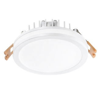Faretto CARDEA 10W luce calda 3000K GEALED tondo ad incasso bianco