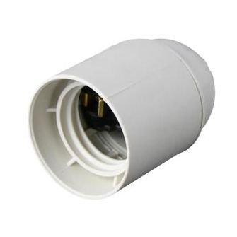 Portalampada E27 nero bachelite