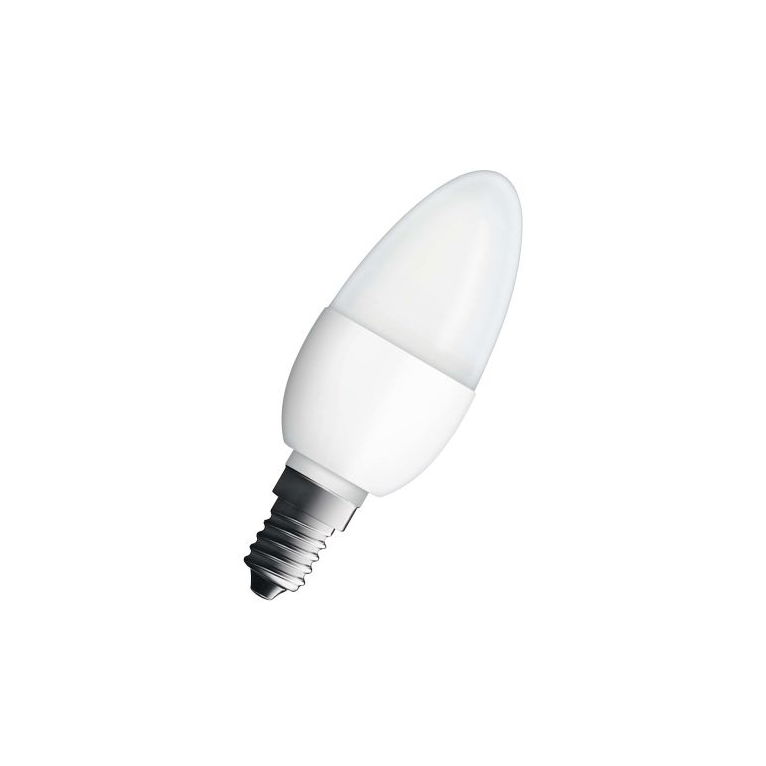 lampadina led value classic b e14 5.7w luce calda 827 ledvance osram