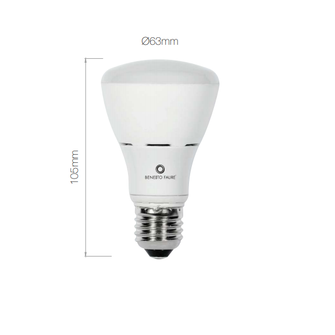 Lampadina LED R-63 R-LINE E27 8W luce calda 830 Beneito Faure