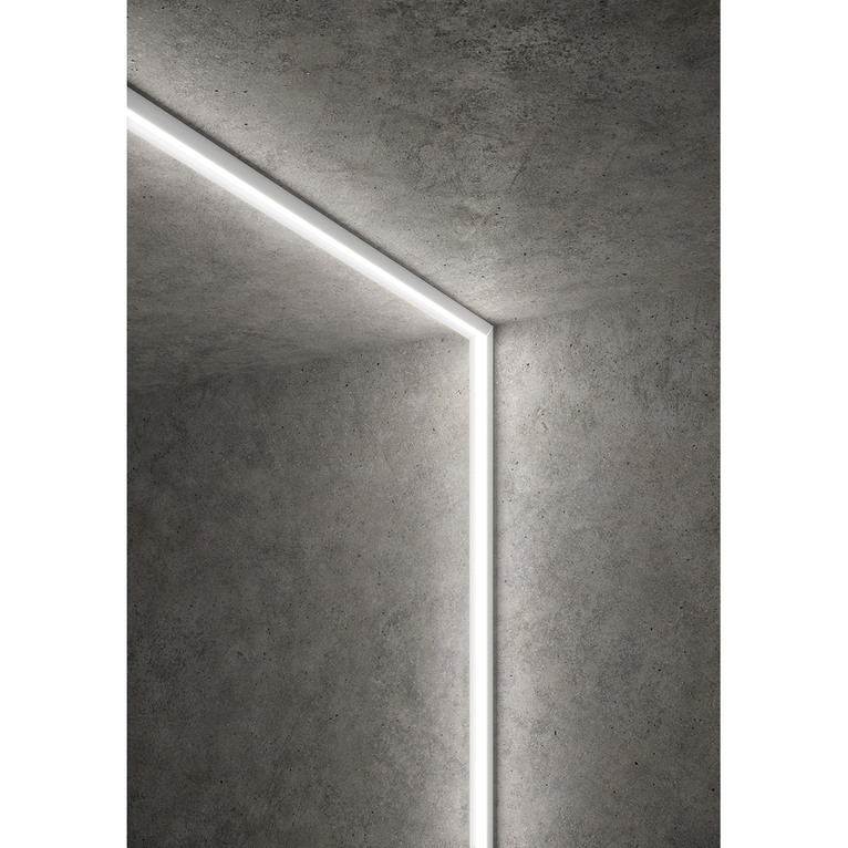 profilo in alluminio bucarest per strisce led 2mt gealed piccolo oro