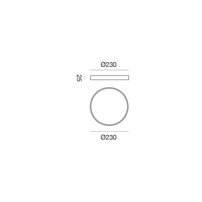 plafoniera 18w cct modello piccolo rotondo nero ip20 gealuce 