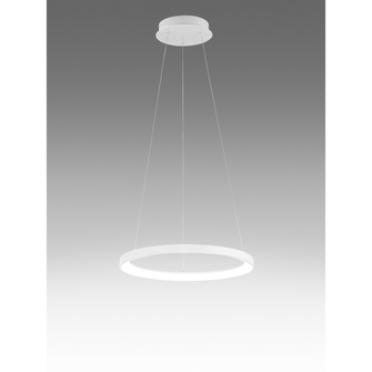 Lampadario KRIZIA 38W luce calda 3000K GEALUCE piccolo bianco