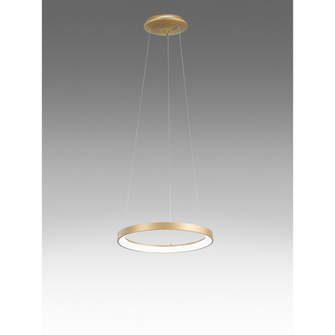 Lampadario KRIZIA 38W luce calda 3000K GEALUCE piccolo oro