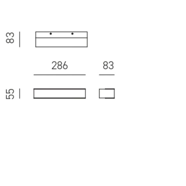 applique-led-16w-3000k-gealuce-ip20-bianco-gap57