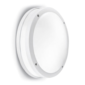 Plafoniera URA-R E27 GEALED bianco IP54