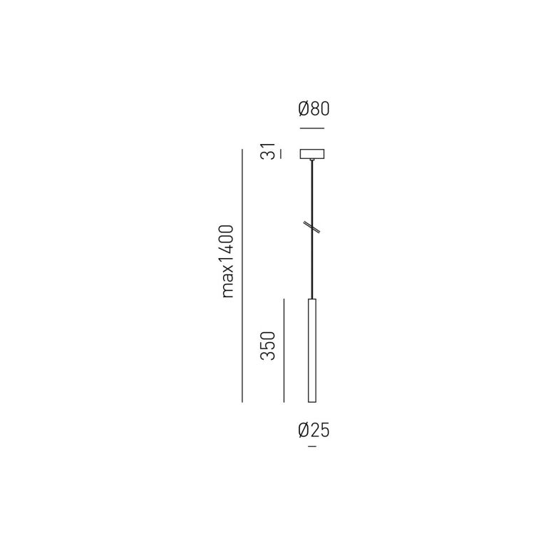 lampadario led 7w 3000k oro ip20 gealuce thalassia s/p