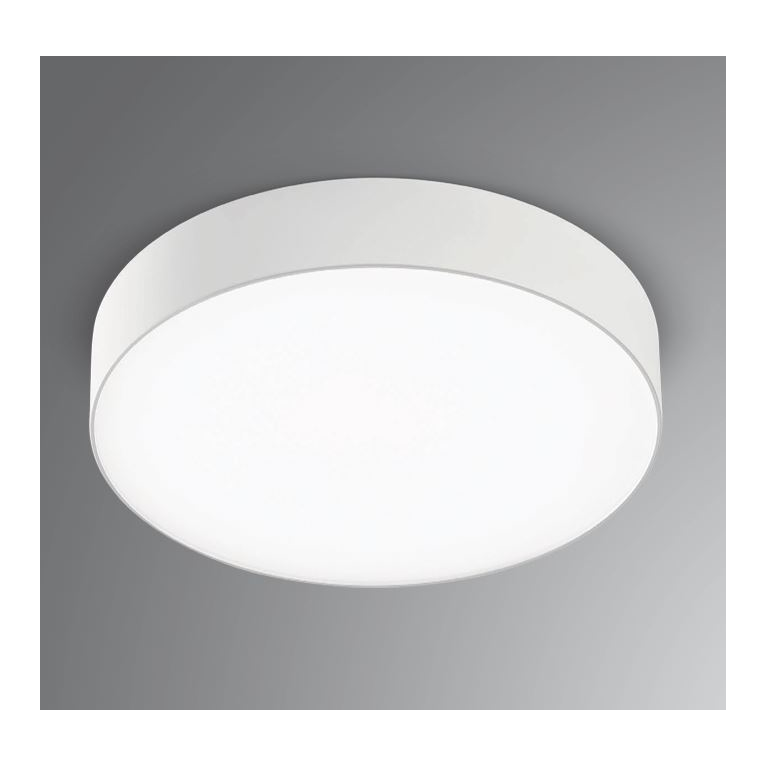 plafoniera cloe35 30w luce calda 3000k gealed grande bianco