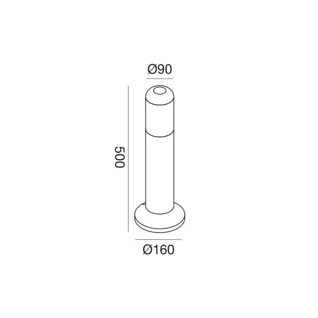 paletto-da-giardino-e27-grigio-ip54-gealuce-50cm