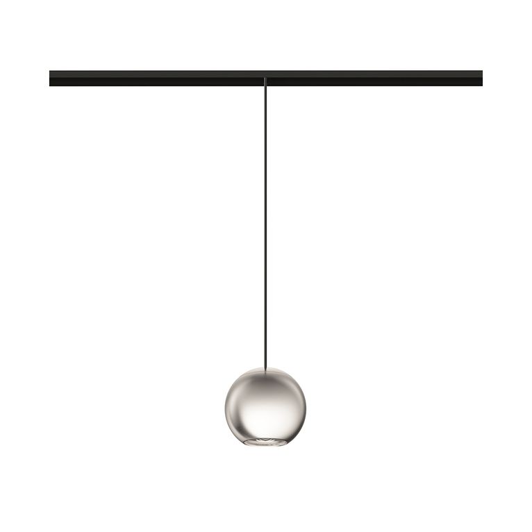 sospensione led per binario magnetico 48v 8.5w 3000k cromo ip20 bora-s 4578