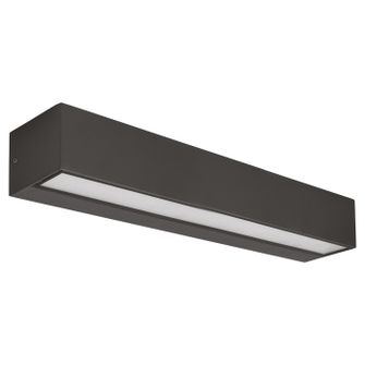 Applique LED 2x18W CCT Gealuce rettangolare grigio grande IP65