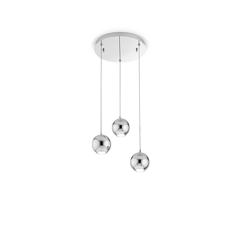 Lampadario BOL DIODI sfera 9W luce calda 3000K AFFRALUX 3 luci