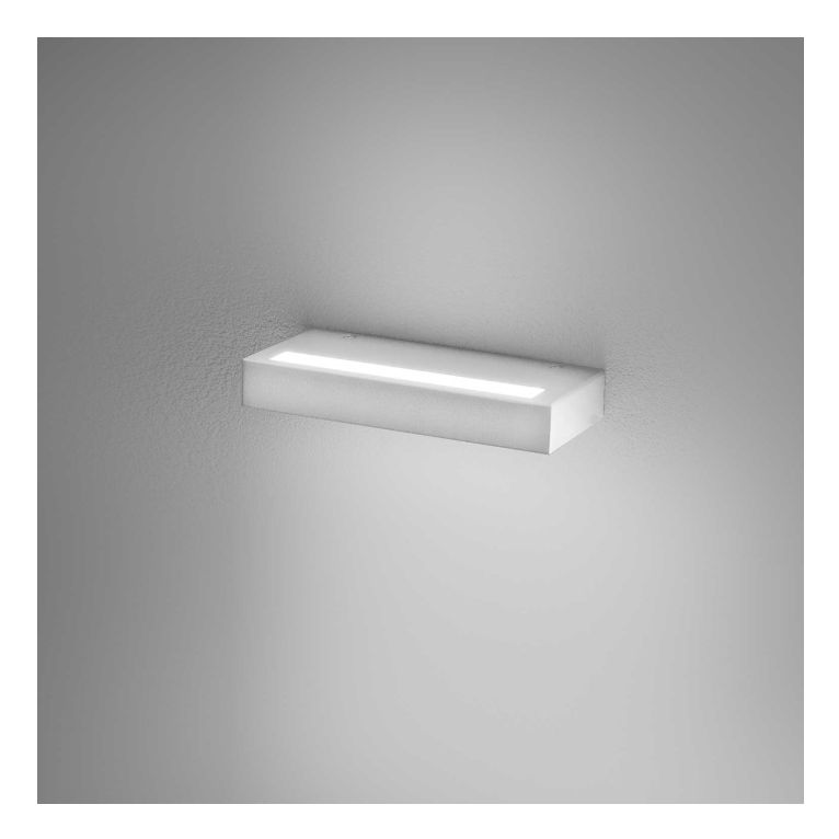 applique led 2 moduli 20w 3000k gealuce ip20 bianco gap52