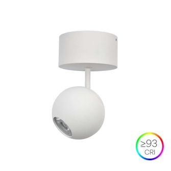 Faretto BORA SURFACE 8.5W luce calda 3000K BENEITO FAURE bianco 