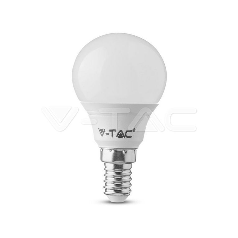 lampadina led sfera e14 5.5w luce calda 3000k v-tac sku168