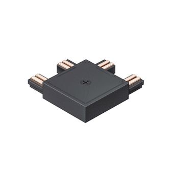 Modulo per binari 90° a parete per GBIN30. Nero Gealuce 