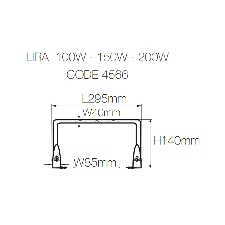 accessorio installazione a soffitto lira ufo lens beneito faure 4566 nero