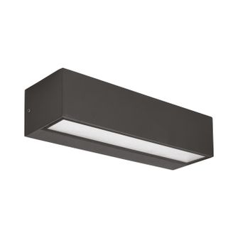 Applique LED 2x10W CCT Gealuce rettangolare grigio medio IP65